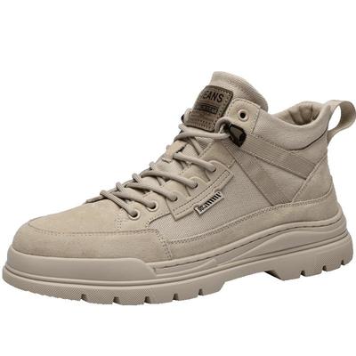 马丁靴男士工装短靴潮流厚底鞋子