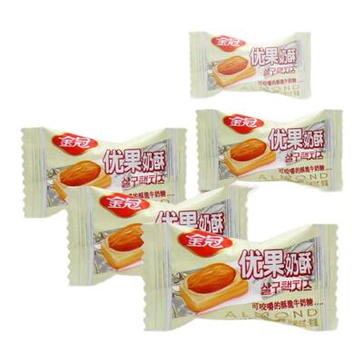 散装金冠优果奶酥杏仁奶脆酥糖黑糖话梅糖小零食糖果年货硬糖喜糖