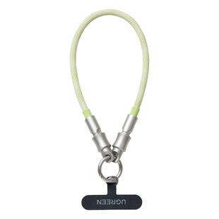 绿联便携挂绳充电二合一PD100W闪充适用于苹果17/16iphone15华为TypeC手机线充电宝短线随身钥匙扣快充数据线