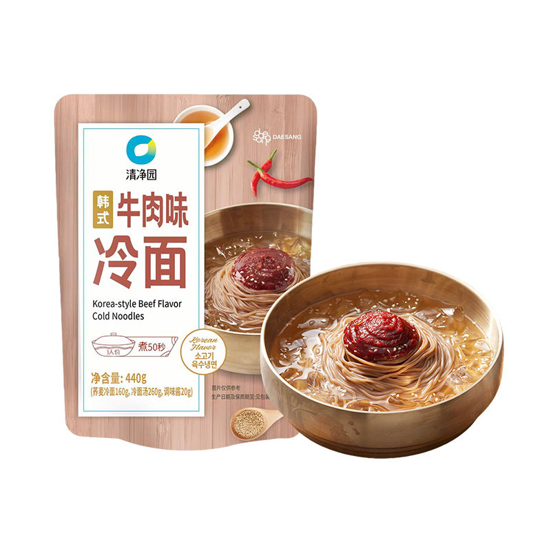 韩式牛肉汤冷面方便速食