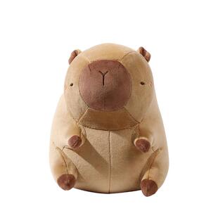 卡皮巴拉两用枕二合一可变形玩偶旅行U型枕学生女生日礼物公仔