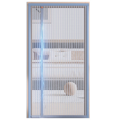 2026新款高档侧开全磁条防蚊门帘