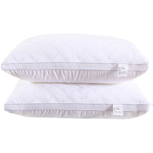 高弹可水洗单人学生宿舍中高成人护颈椎助眠枕芯双人酒店专用枕头