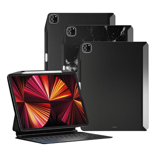 switcheasy适用苹果iPad Pro11寸保护套带笔槽13寸防弯曲硬壳防摔ipad air7平板保护壳兼容妙控键盘单后壳