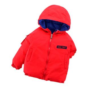 小数点童装儿童羽绒棉服两面穿加厚保暖棉衣冬新款上衣外套