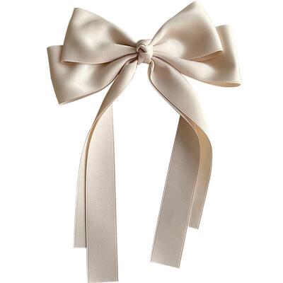 进口高品质丝带】蝴蝶结飘带发夹