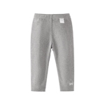 [7A抑菌]女童打底裤春装新款简约花边儿童长裤休闲弹力春宝宝裤子