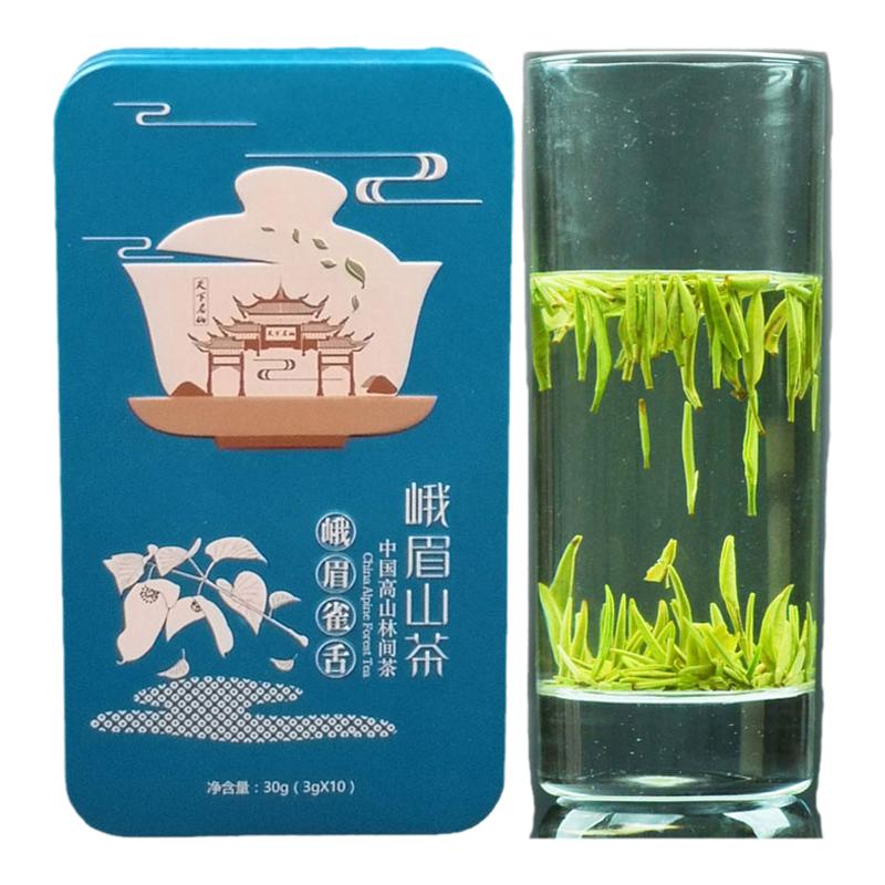 峨眉雪芽高山林间茶雀舌30克