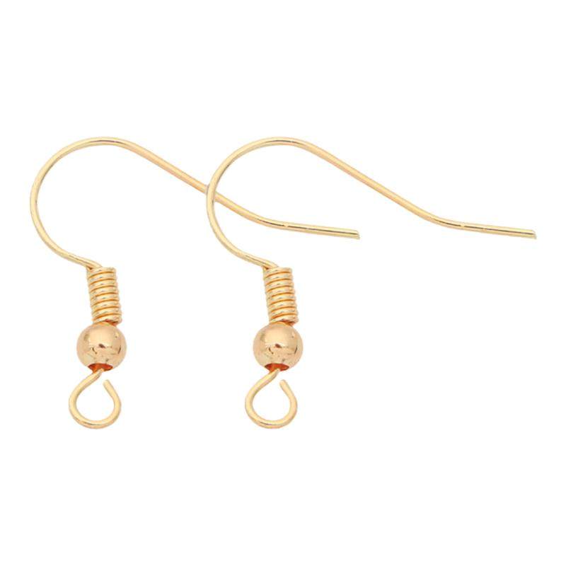 保色14K18K包金耳钩耳勾耳坠耳环配件 手工diy自己做耳饰的材料包