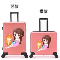 Сиба-ину и девушка/розовый