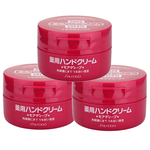 资生堂护手霜美润红罐秋冬防干裂补水滋润日本尿素乳男女100g*3罐