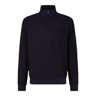 BOGNER博格纳春夏男士TARIUS套头时尚休闲棉质混纺宽松立领卫衣