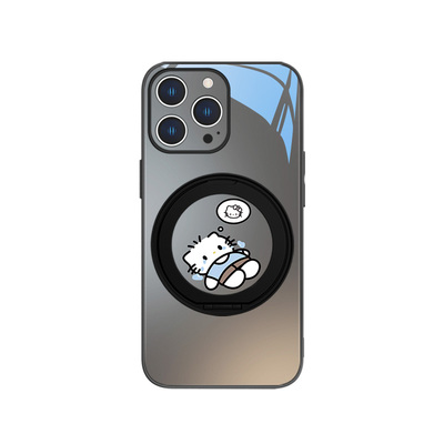 HelloKitty猫磁吸支架壳适用苹果