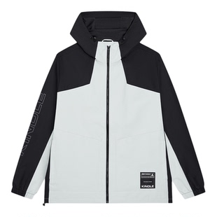 特步外套男2026年春季新款男装防风夹克运动连帽风衣974129160204