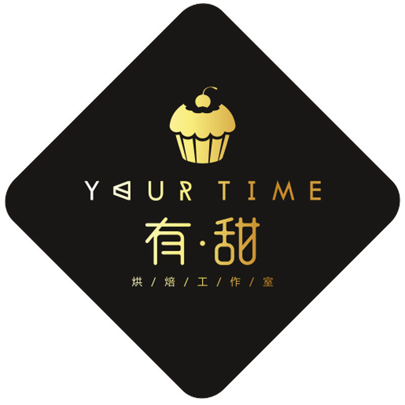 蛋糕烘焙卡片定制黑白烫金祝福语吊牌婚礼礼物包装搭配包装装饰
