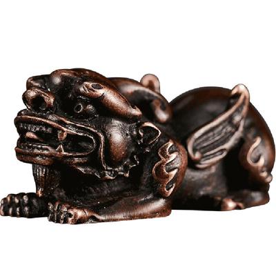 把玩貔貅紫铜纯铜铸造徐红军作品