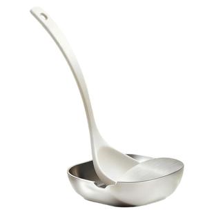 不锈钢汤勺架托托架锅盖锅铲高温防烫收纳铲子厨房台面置物架