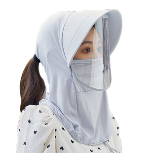 秋冬季女骑电动车头套帽可配头盔带面罩防风保暖帽防水护耳包头帽