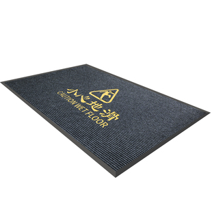 厕所卫生间防滑地垫吸水脚垫商用门口垫子办公室地毯小心地滑门垫