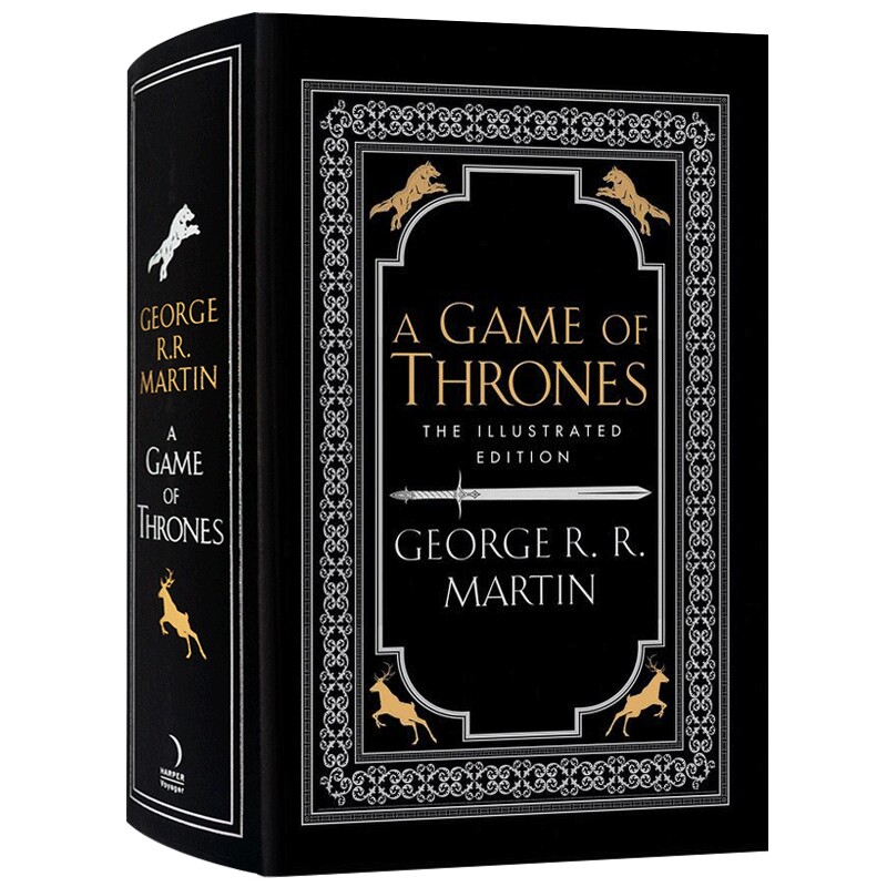 权力的游戏 20周年插图版 英文原版小说 A Game of Thrones 冰与火之歌 A Song of Ice and Fire 乔治马丁 英文版进口HBO美剧原著