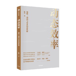 动态效率 规模 利润与需求的最优解 安踏COO陈科企业管理运营方法论大公开 陈科 著 中信出版图书