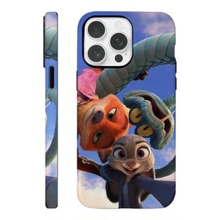 疯狂动物城卡通防摔手机壳适用于苹果华为小米oppo等多款机型