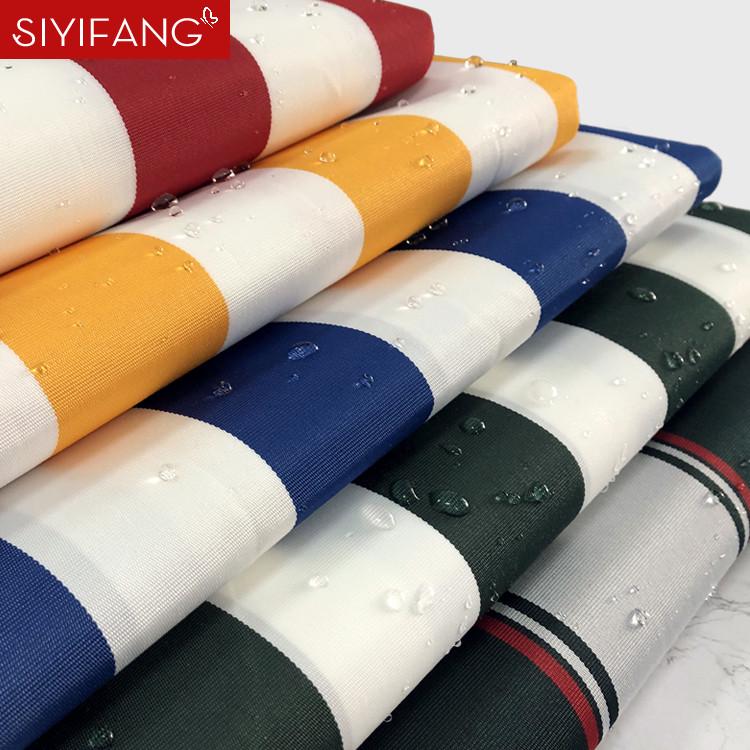 加厚600D色织彩条纹防水牛津布户外雨棚帐篷遮阳伞收纳沙滩椅布料