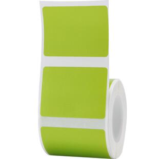 疆马T2L7L9花店贺卡茶叶标签打印纸彩色花纹边框红黄银色四防热敏不干胶合成纸凝优P50s精臣B3S标签贴纸防水