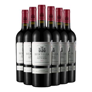 柏特利雅科比埃尔干红葡萄酒14.5度750ml6支送酒具婚宴酒年货送礼