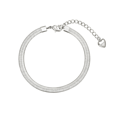 OnchicOR系列手链女手环银色设计感小众轻奢高级感精致手镯蛇骨链