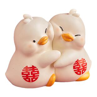 结婚新婚订婚礼物摆件喜字送新人新娘朋友闺蜜实用桌面小婚房装饰