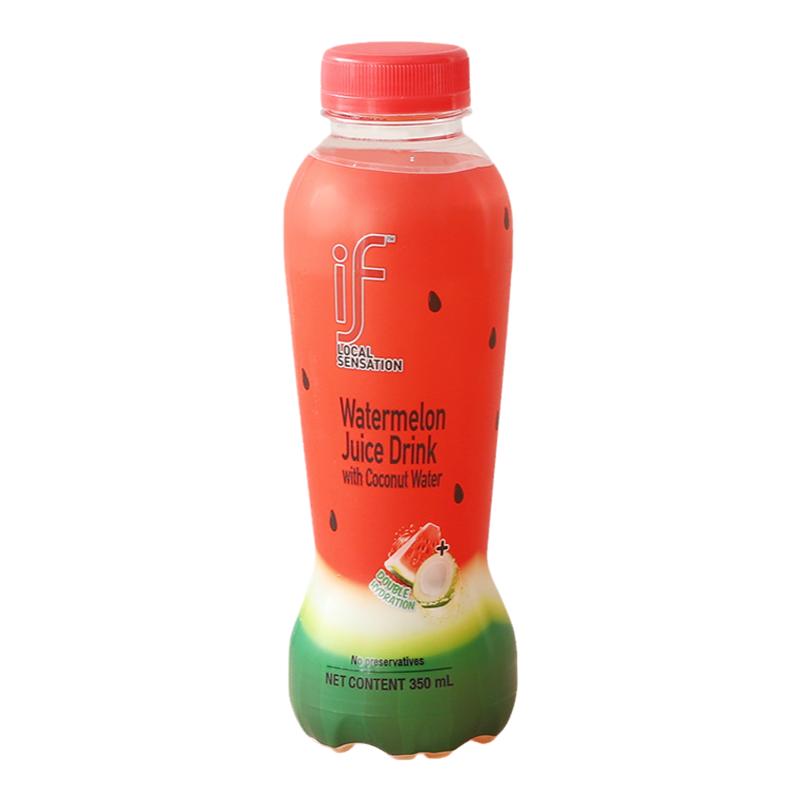 泰国进口 网红饮品 IF椰子水纯椰汁饮料夏季清凉果汁饮品350ml/瓶