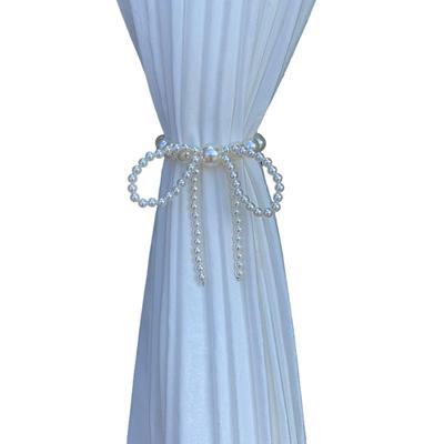 心心相印珍珠磁铁扣窗帘绑带绑绳