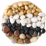 50斤鹅卵石铺路铺地庭院园林造景天然大小石头雨花石原石鹅软暖石