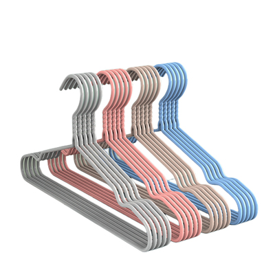 宏尔康成人浸塑宿舍无痕凹肩衣架