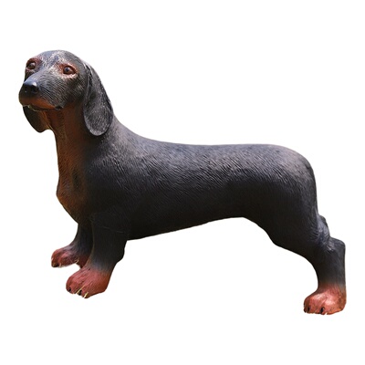 仿真名犬模型金毛柯基宠物狗摆件