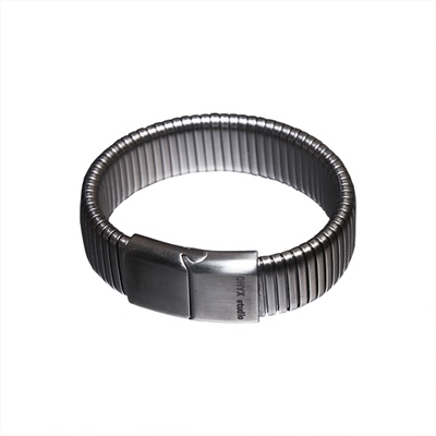 手链复古银色未来机械钢带潮流