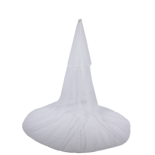 新娘结婚百搭缎面拖尾婚纱头饰简约超长缎面包边双层长款韩国头纱