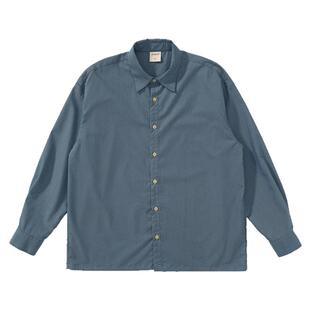 Mentmate 25SS 春夏缎面纯色长袖衬衫男 慵懒宽松BF百搭衬衣外套