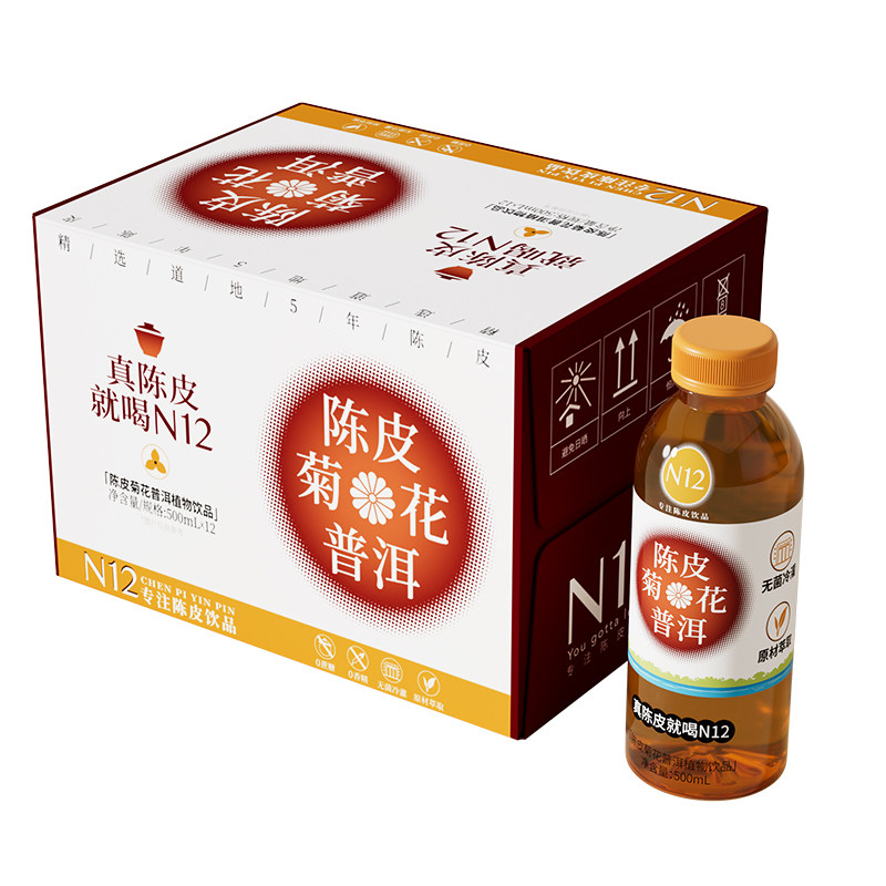 N12菊花普洱养生茶饮品