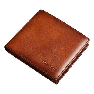 钱包男士短款真皮2025新款驾驶证卡包一体钱夹头层牛皮男式皮夹子