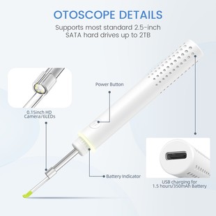 工厂批发智能发光耳勺耳耳采SA39A耳工具洁挖耳朵可视套装 采可视