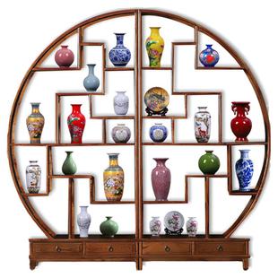 景德镇陶瓷器花瓶摆件青花瓷花瓶插花新中式家居客厅博古架装饰品