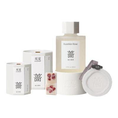 观夏踏云蔷薇系列室内香薰蜡烛