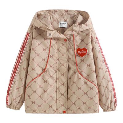 男生女生童装女童加绒外套春秋款