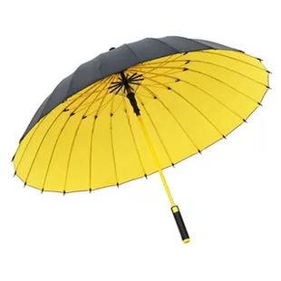 广告伞24骨加大加固抗风加厚自动伞长柄伞抗风雨伞印字