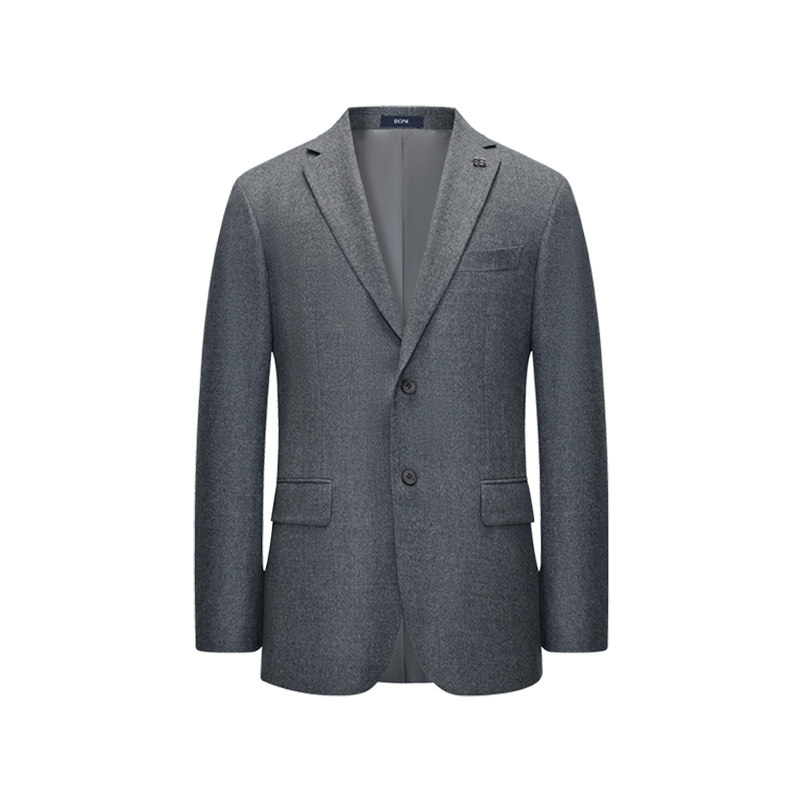 BONI/堡尼秋冬新品商务西服套装全羊毛西装净色西裤套西AS585201A