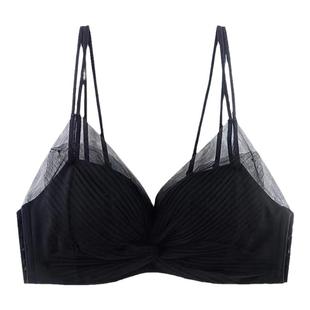 深巷归人无钢圈内衣女大胸显小显瘦聚拢少女日系文胸小胸性感套装