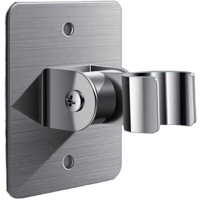 304不锈钢花洒墙座架实心夹座配件手持淋浴莲蓬头底座喷头固定座