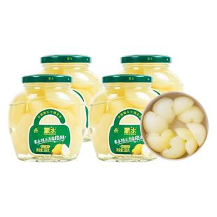 蒙水赵县雪花梨罐头388g*4罐休闲零食餐前甜点即食零食平邑直发